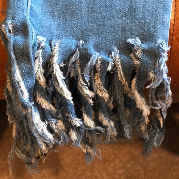Girls Vintage Havana Jeans Frayed Hem - Picture 4 of 5
